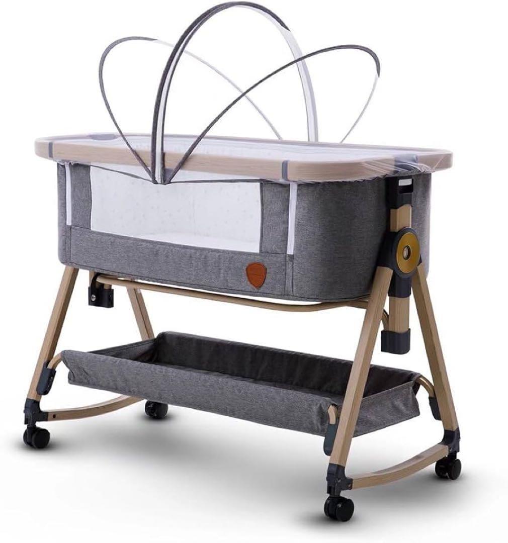 【ほぼ新品】25年9月購入品HZDMJ ベビーベッド