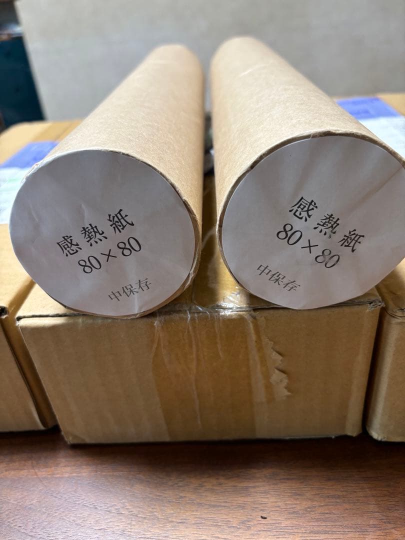 スマレジ　レシート用紙　80×80  5本入×8ケース