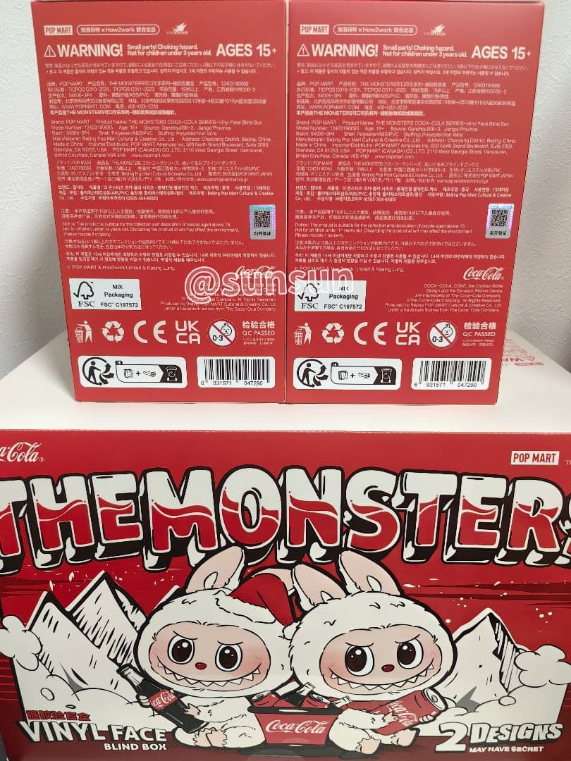 日*介様 POP MART LABUBU コカ·コーラ 新品未開封2個セット