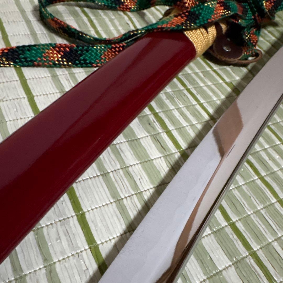 模造刀　模擬刀　武士　侍　伝統工芸　剣　ソード　太刀　小太刀　鞘　鍔　赤　朱色