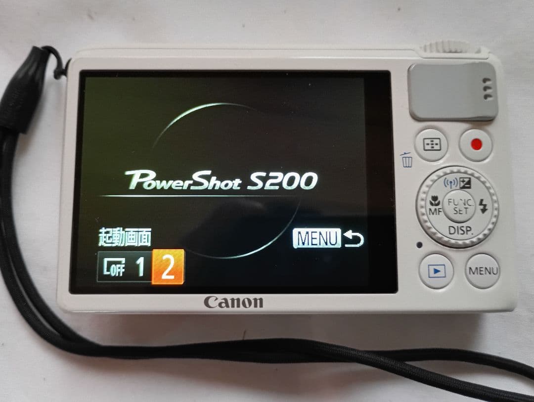 極美品・完備品 Canon PowerShot S200 ホワイトパワーショット