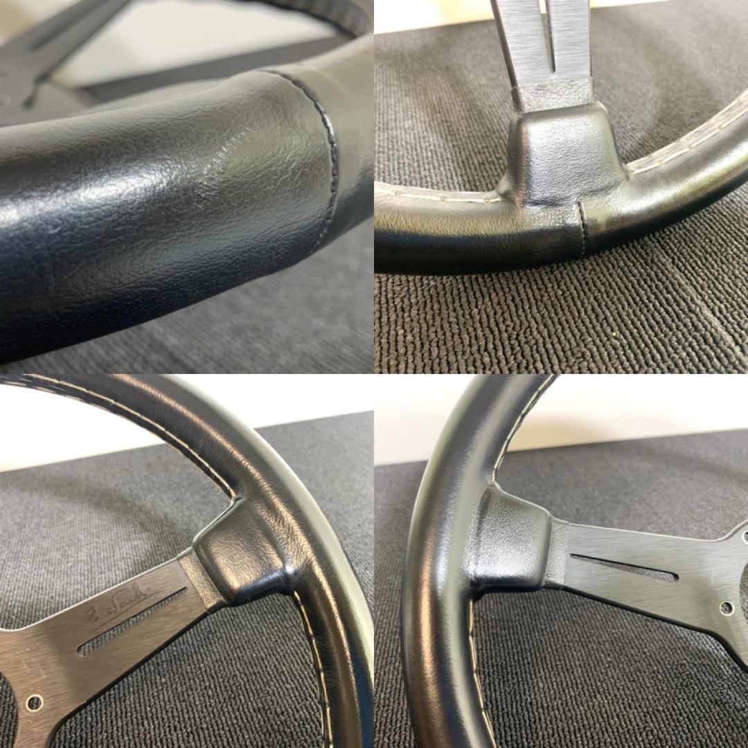 ナルディ クラシック レザーステアリング ホーンボタン・リング付き 美品 正規品