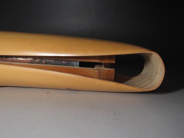 ☆　森田竹陽斎　竹掛花入　寿老　裏千家　十四代　淡々斎花押がございます☆y477