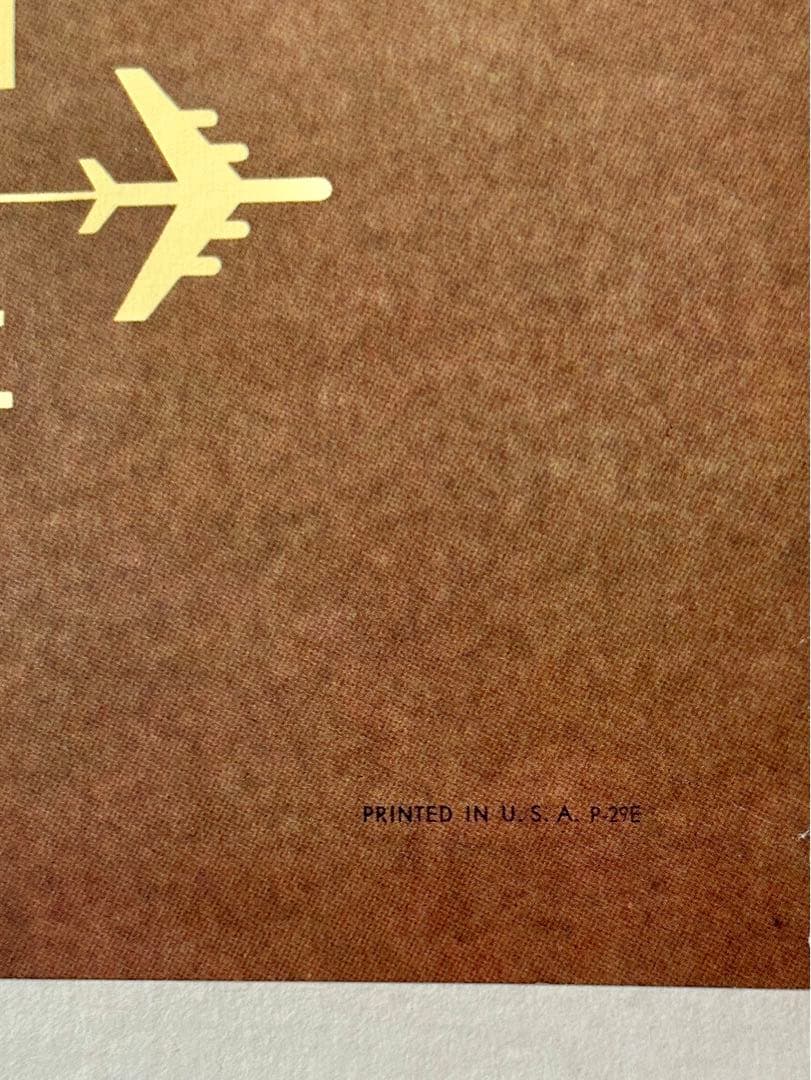 PanAm航空 ビンテージ オリジナルポスター 70年代