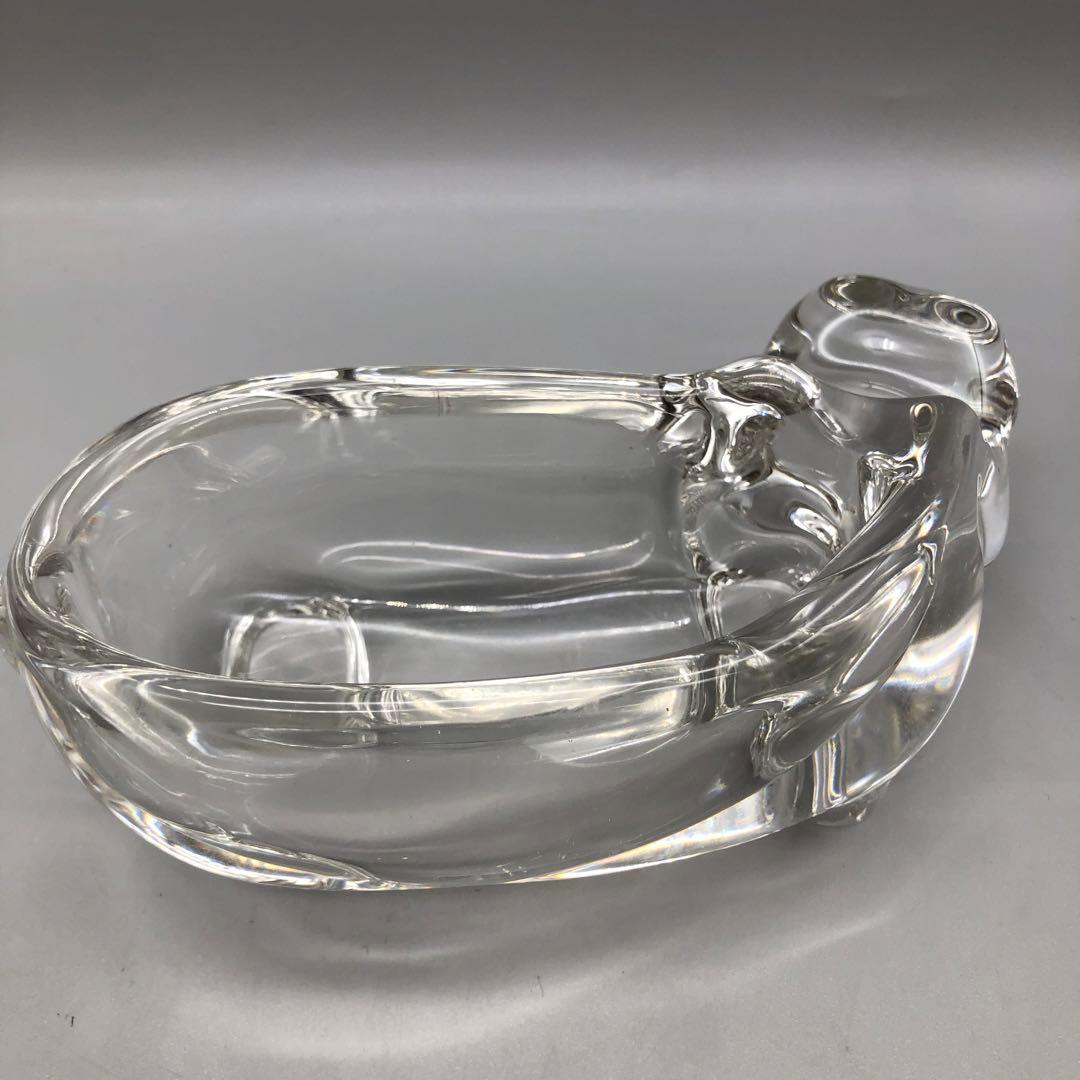 東洋佐々木ガラスクリスタル動物園シリーズ置物小物入れ犬&イノシシ&カバ3種セット