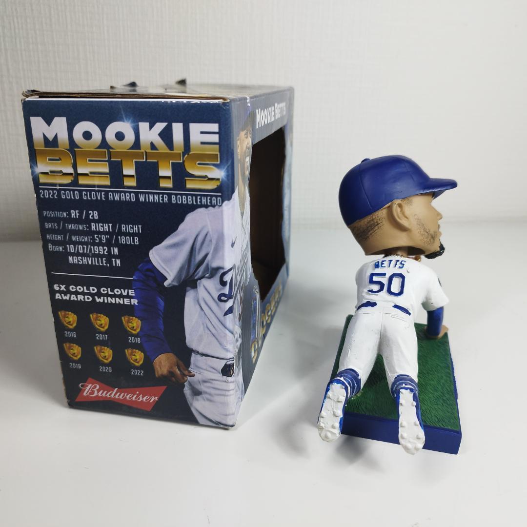 ムーキー ベッツ ボブルヘッド ゴールドグラブ賞 首振り人形 ドジャー I019