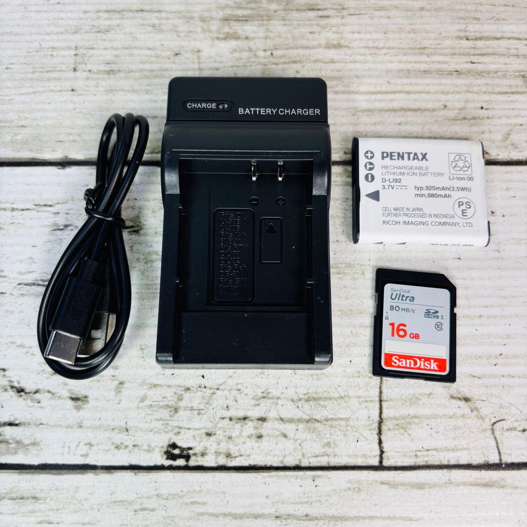 【動作良好】RICOH デジタルカメラ WG-60 レッド