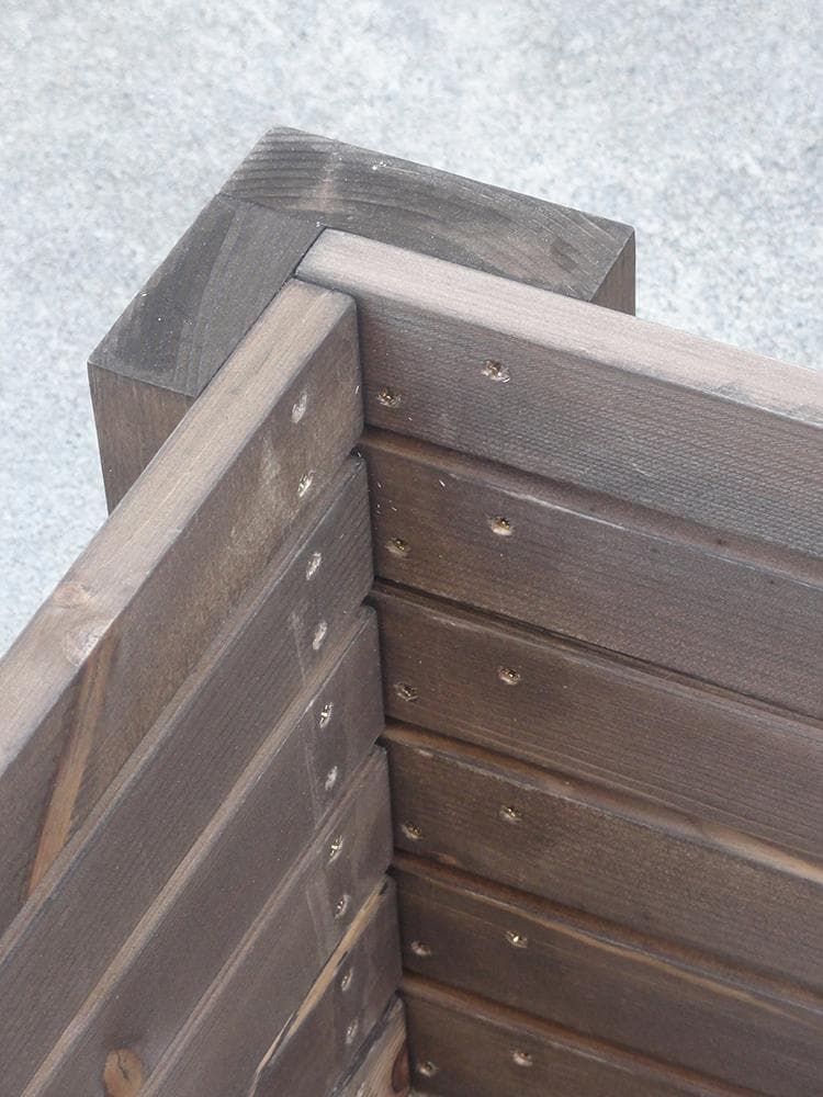 高さのあるビオトープ 40L トロ舟＆木枠セット(3D型防鳥網付き)