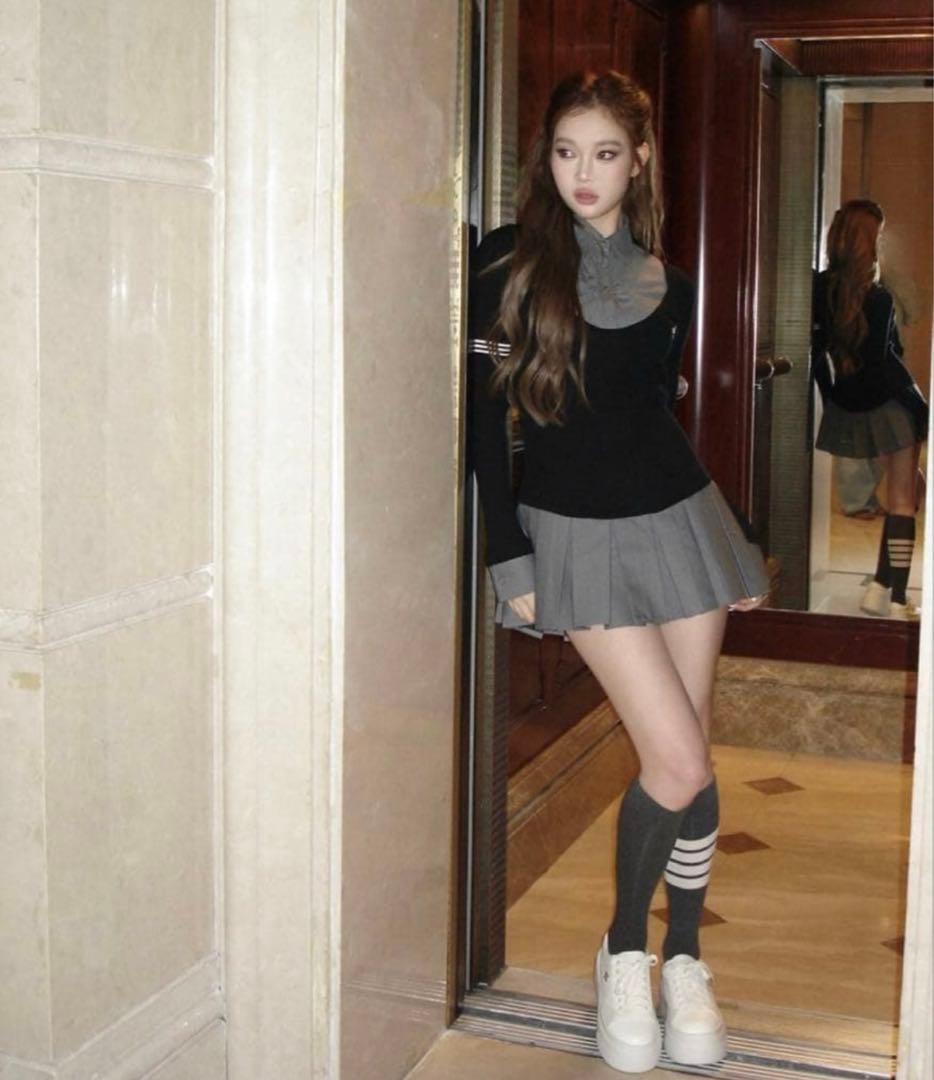 ワンピース andwang Uniform mini onepiece