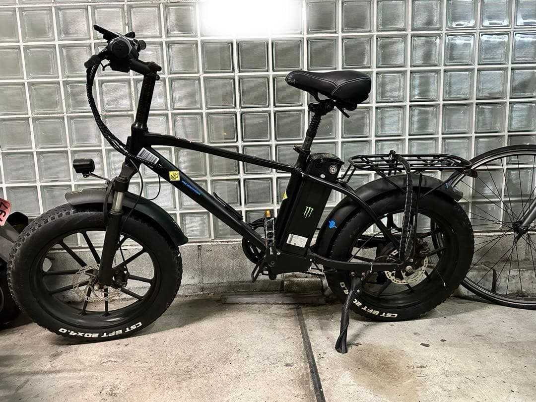 カスタム電動アシスト自転車 ブラック　引き取り限定