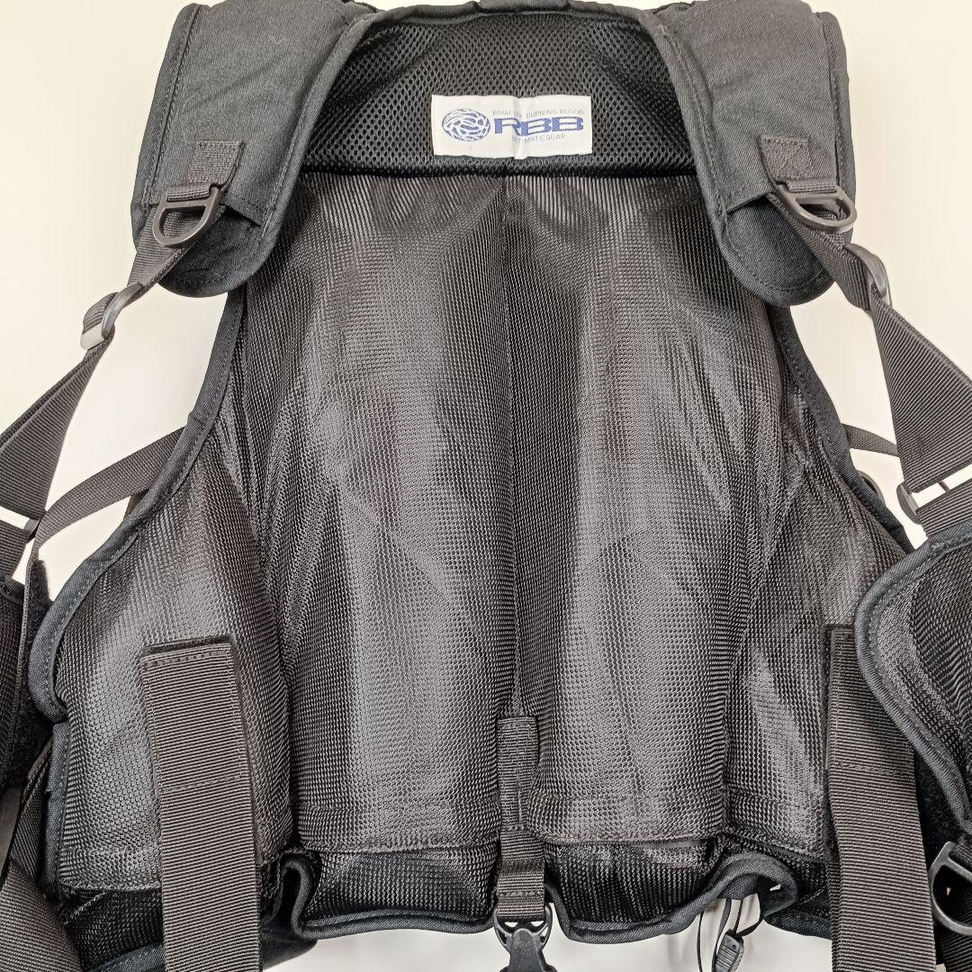 RBB リバレイ ゲームベスト ハイフロートモデル ブラック ポーチ2個付き美品