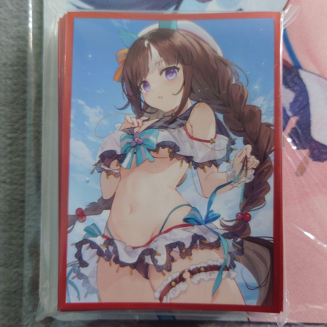β1 ウマ娘 水着&リボン ホッコータルマエ スリーブ&プレイマット
