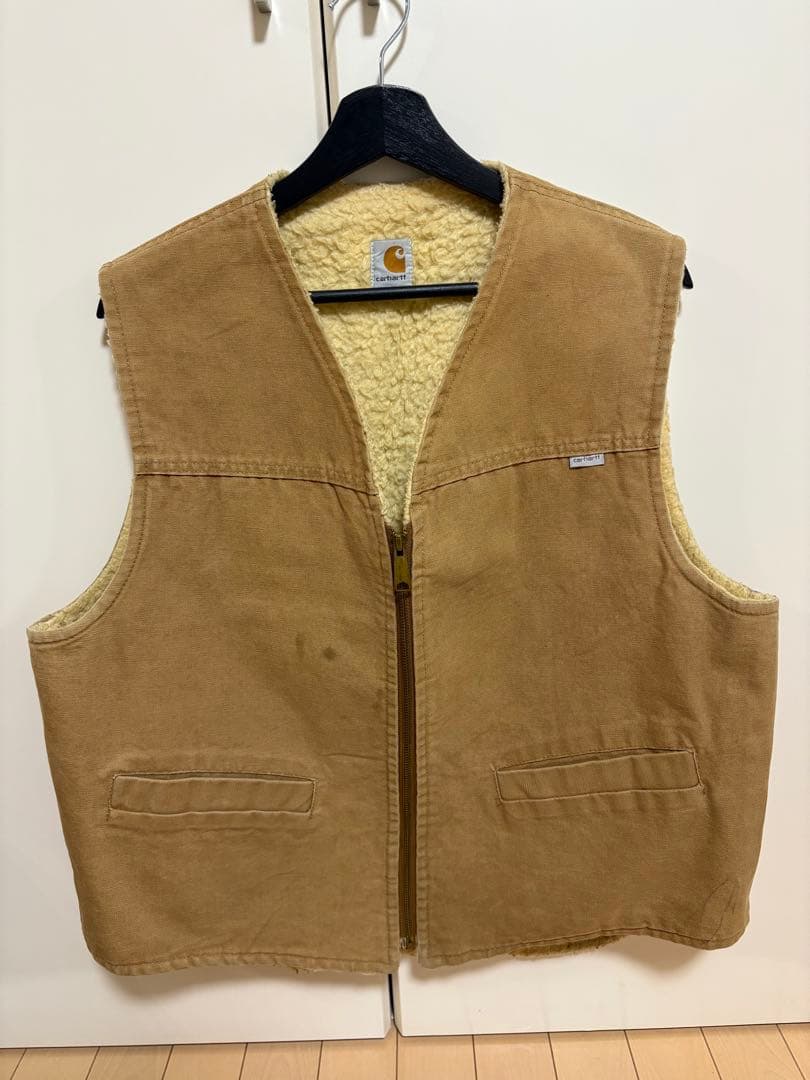 Carhartt ワークベスト ベージュ M