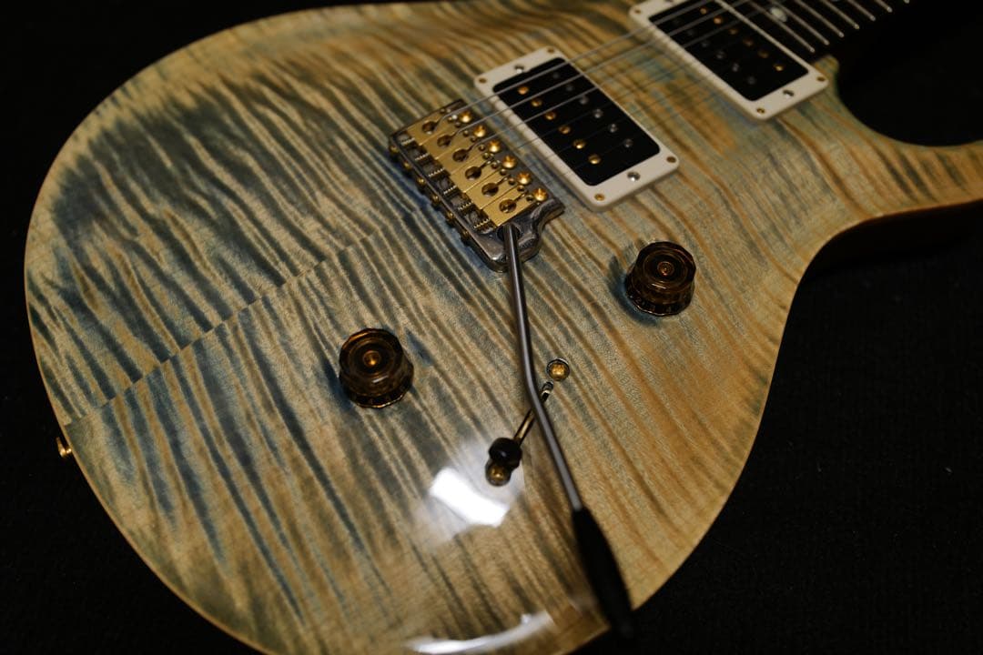 【良鳴】【良木目】PRSCustom24 10Top fadedbluejean