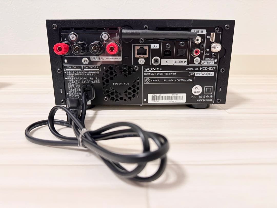 極美品＊SONY＊CMT-SX7＊Wi-Fi、Bluetooth対応