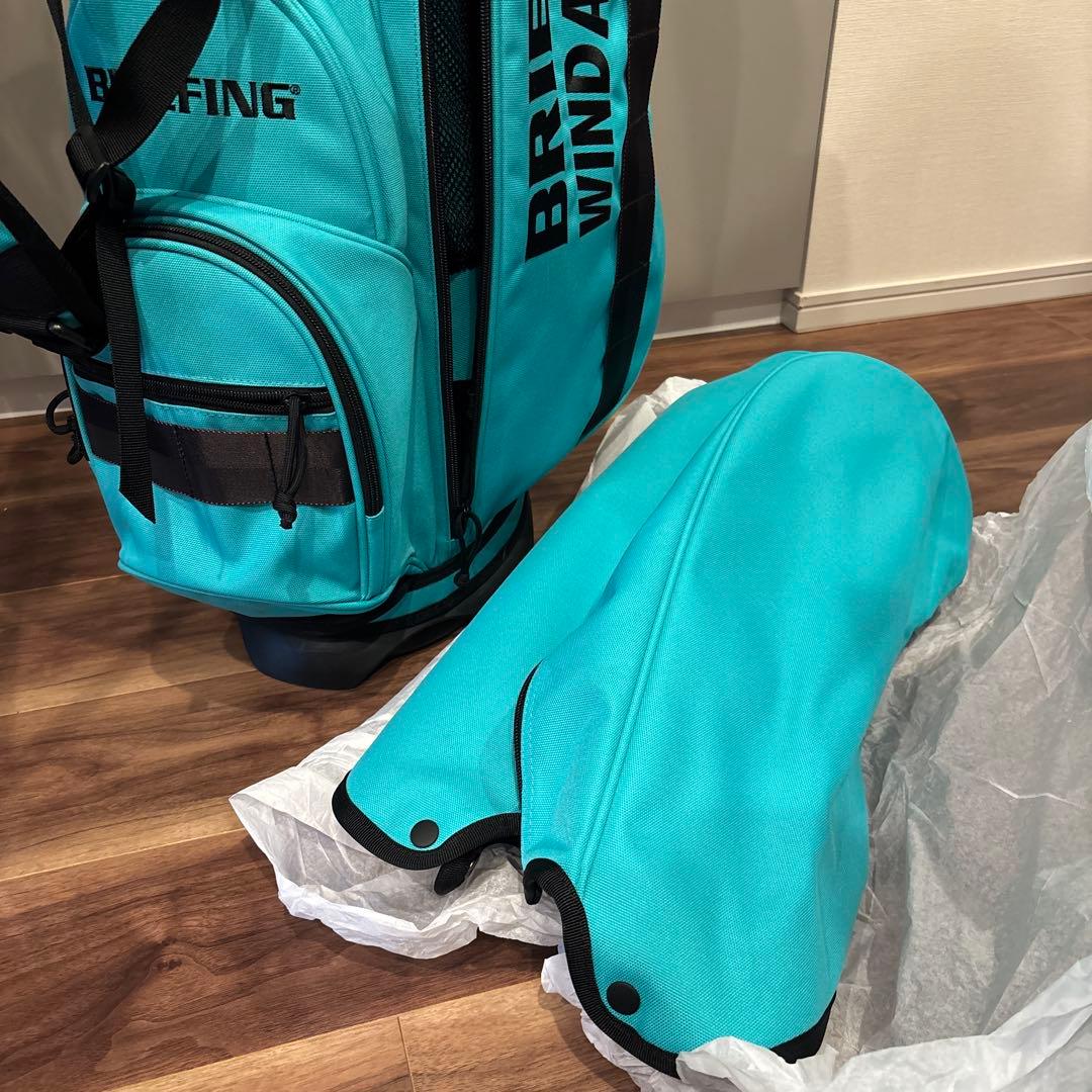 BRIEFING WINDANDSEA ゴルフバッグ ターコイズ キャディバッグ