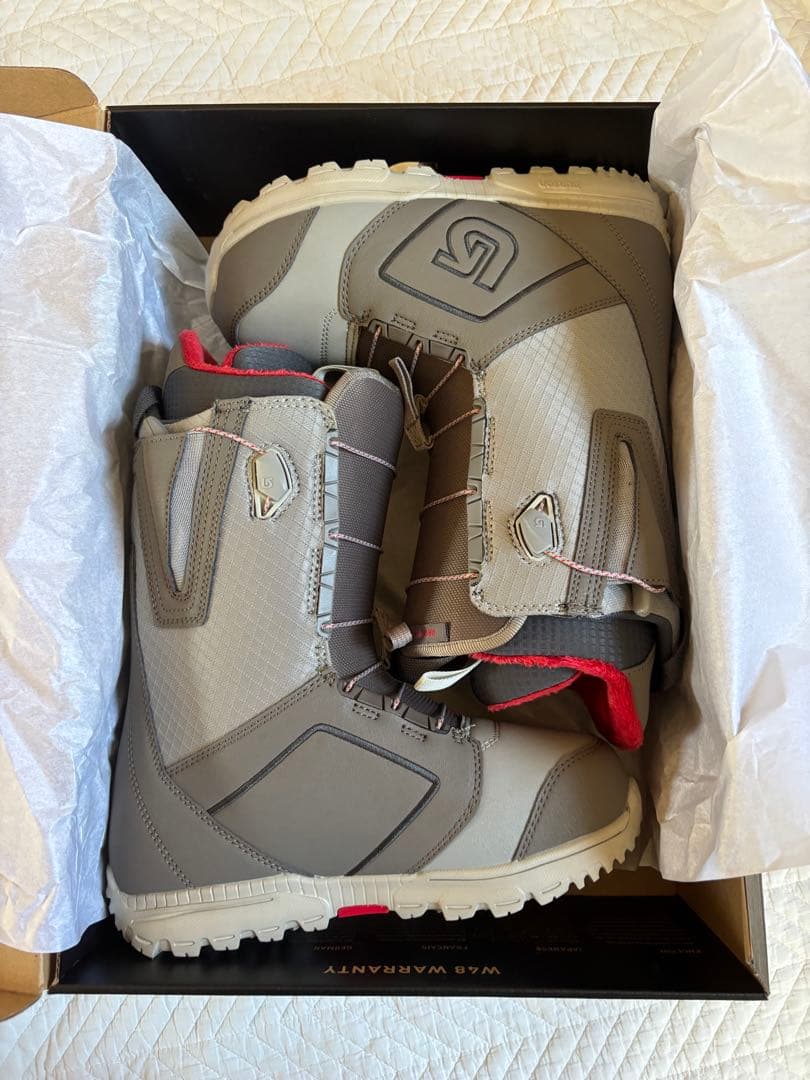 ※最終値下げ【美品】Burton スノーボードブーツ グレー 箱付き