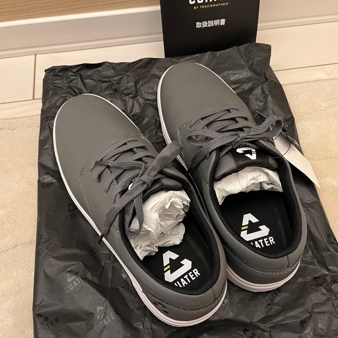 新品★TRAVISMATHEW CUATERゴルフシューズ26.5cm 灰色×白
