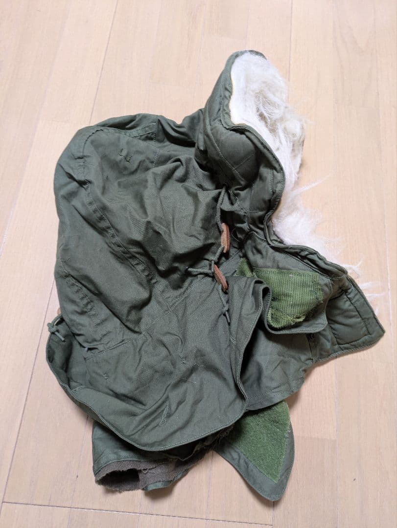実物 米軍　M-65 モッズコ－ト フィッシュテールパーカー　XS　フード付き