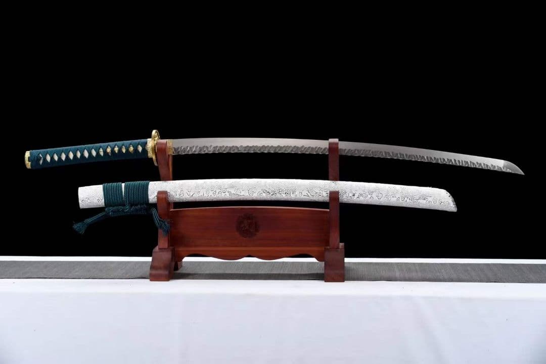 焼成打石紋模様鋼【四聖獣-白虎】武具　刀装具　日本刀　模造刀 居合刀