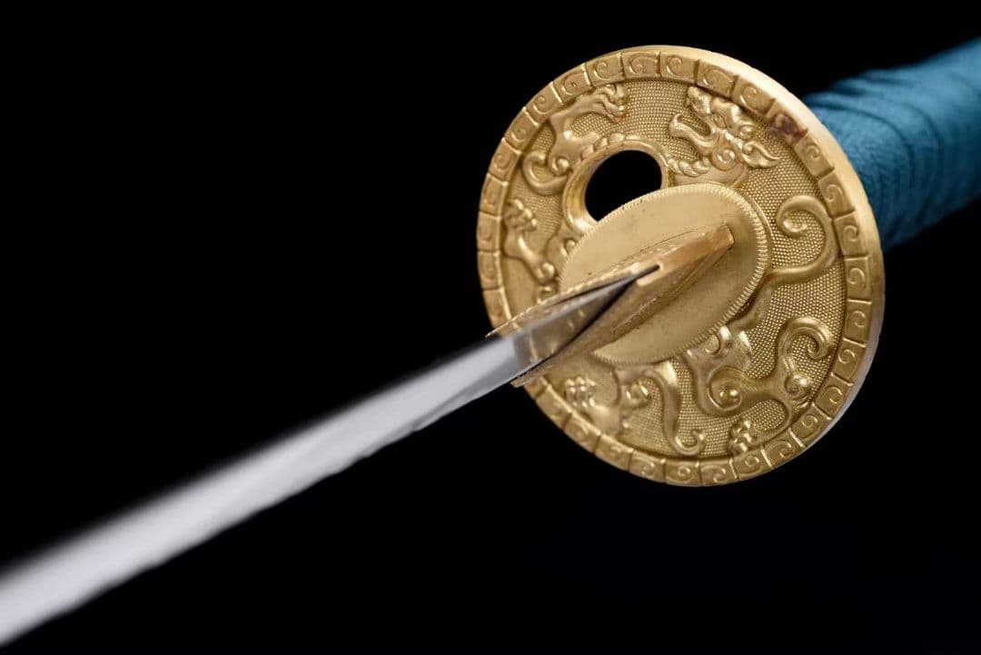 焼成打石紋模様鋼【四聖獣-白虎】武具　刀装具　日本刀　模造刀 居合刀