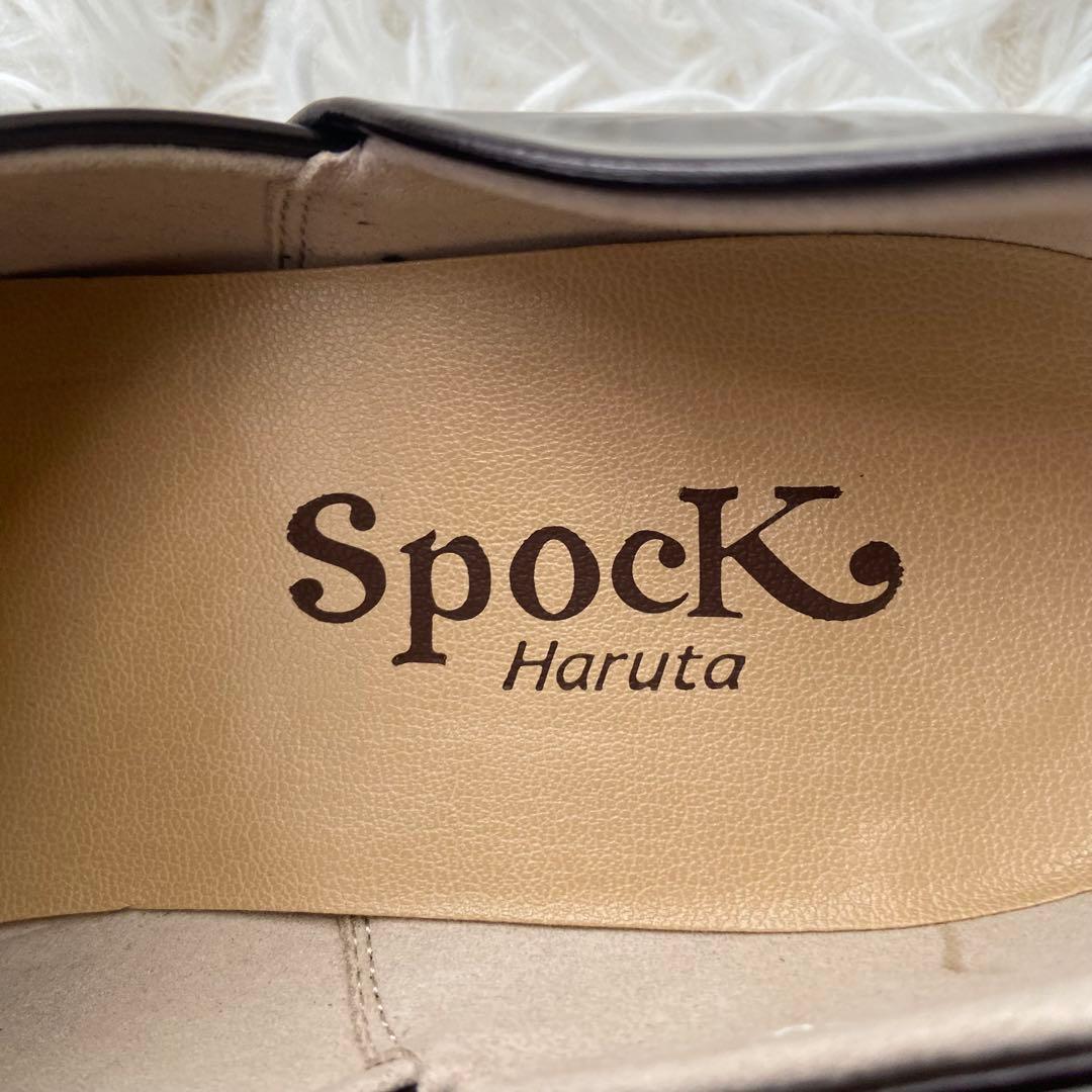 極美品✨HARUTA Spock Shoes スリッポン ブラウン 25 2E