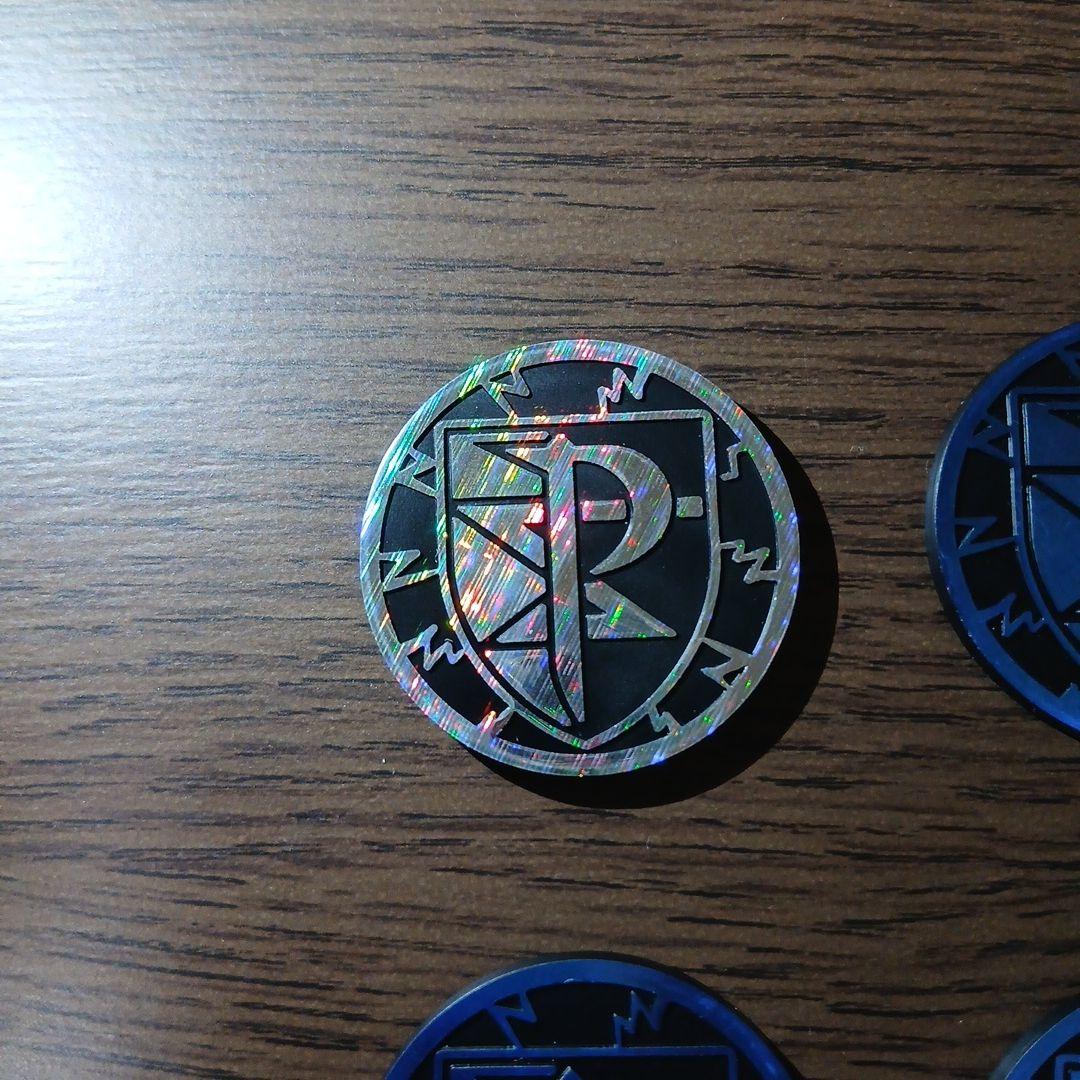 ポケモンカード プラズマ団 エンブレム  青 ブルー 銀 シルバー