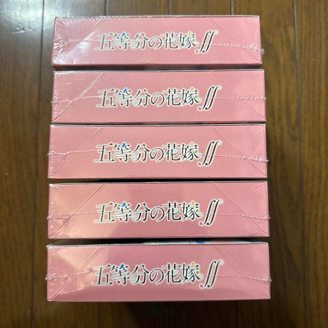 五等分の花嫁 ff ヴァイスシュヴァルツ 5box