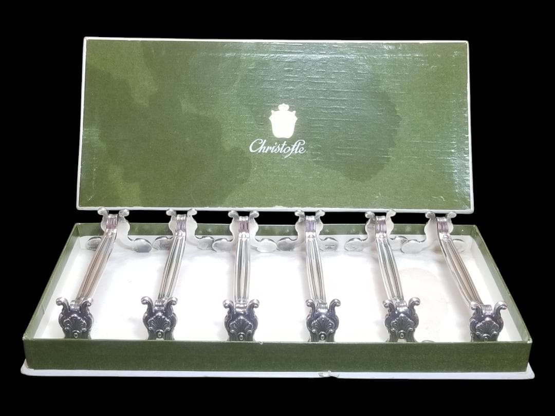⭐超希少⭐クリストフル ヴァンドーム ナイフレスト 6本 箱付き 箸置き