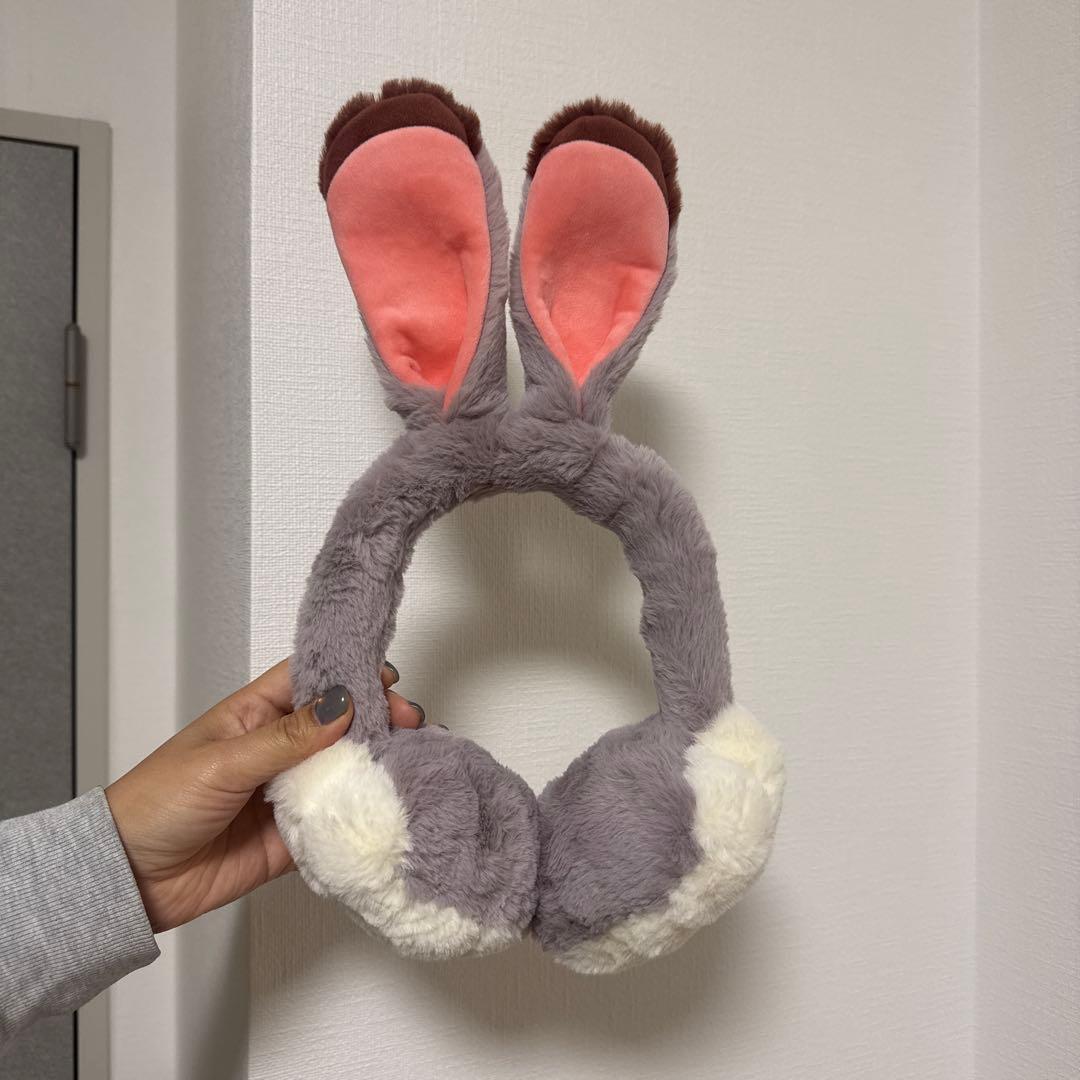 上海ディズニー　ジュディ　カチューシャ　ズートピア　イヤーマフ