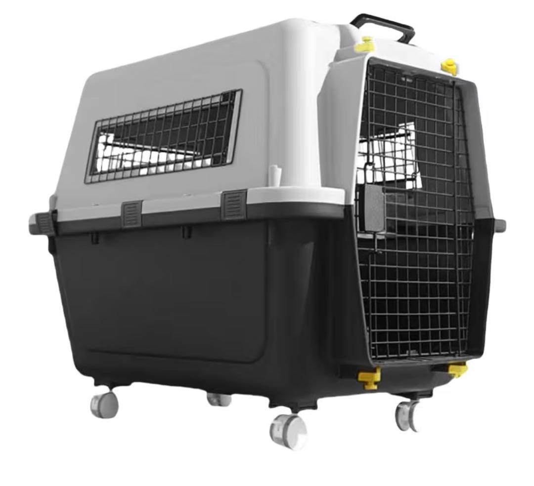 【新品未使用】大型犬ハードクレートXXXL（122×89×89cm）キャスター付