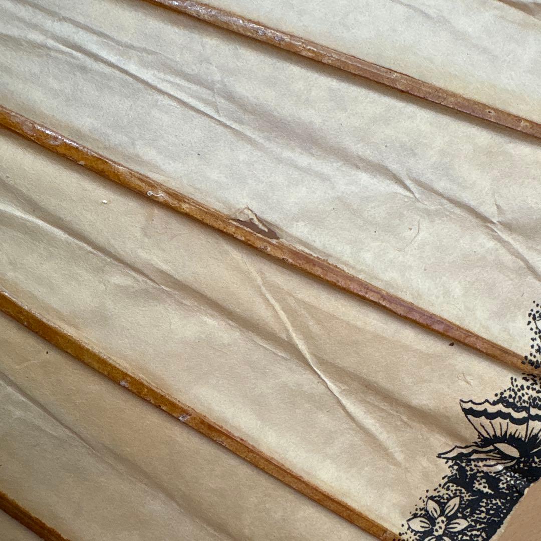 フランス　アンティーク　ヴィンテージ　傘　蛇目傘