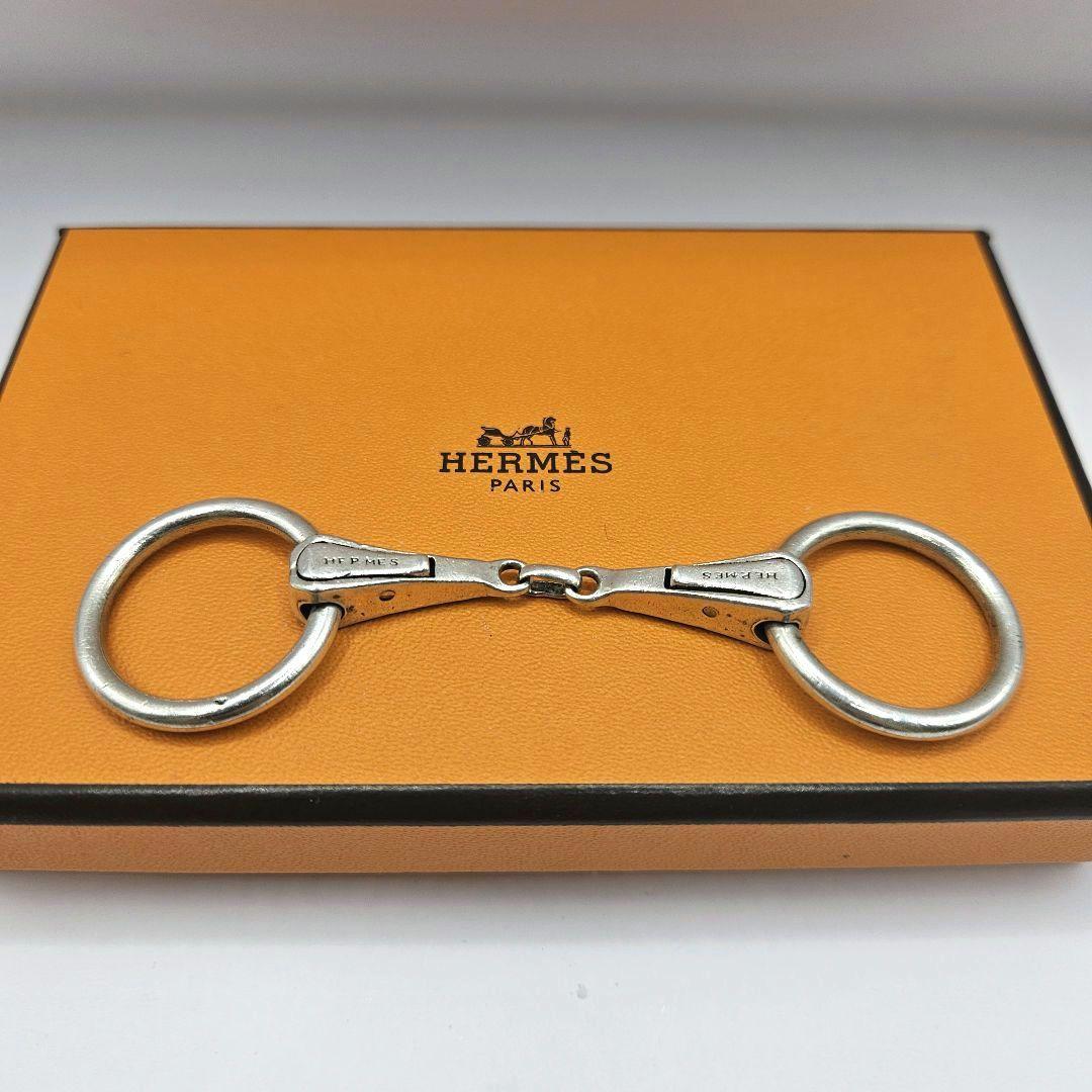 【Vintage】HERMES ホースビット キーリング
