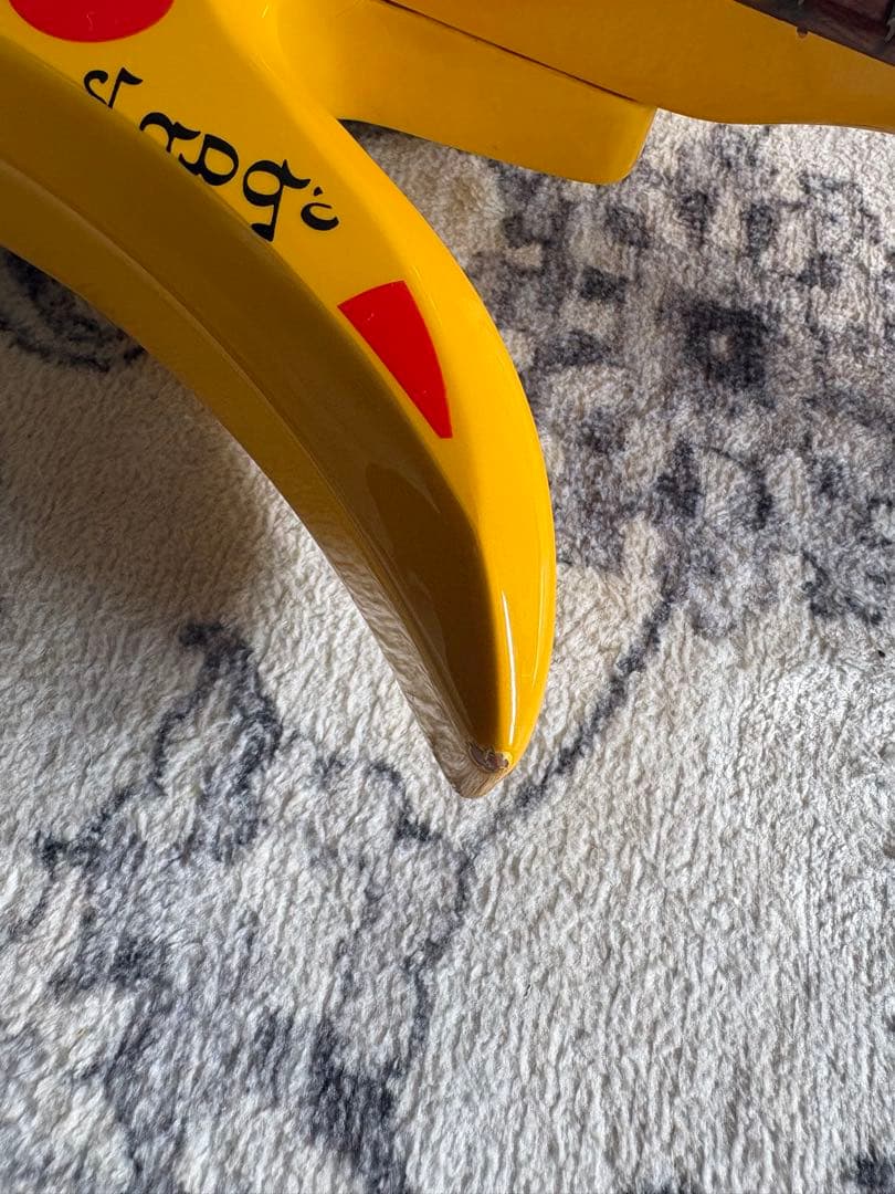 ヒデミニギター　イエローハートミニエレキギター