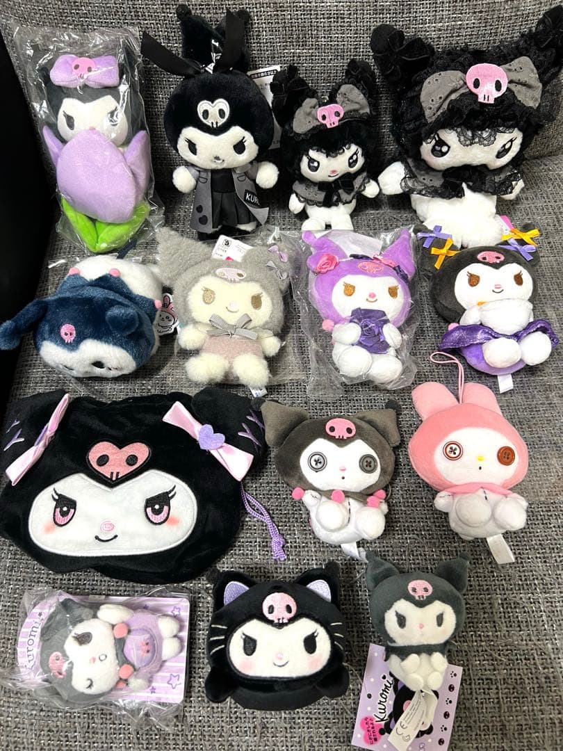 【14点セット】クロミ マスコット＆ぬいぐるみ まとめ売り【サンリオ】