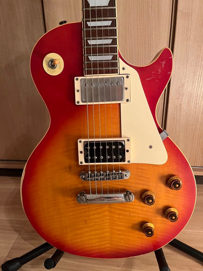 Fresher レスポールタイプ チェリーサンバースト　ケース付