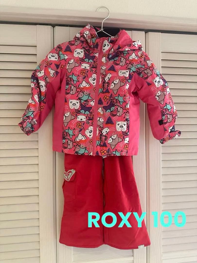 美品♡キッズ　スキーウェアセット Roxy ピンク　3歳 4歳5歳