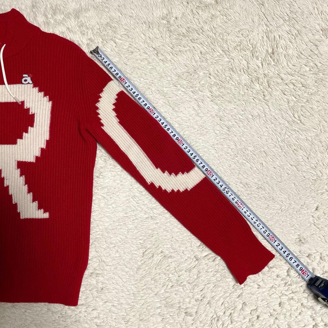 【美品】アルチビオ archivio 長袖ニット　赤　レディースサイズ38（Ｍ）
