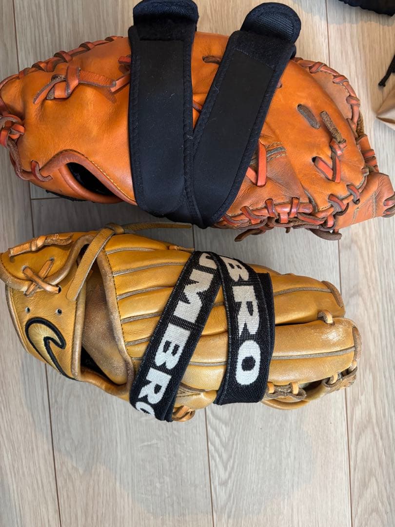 ファーストミット　ハタケヤマ　上原モデル　軟式