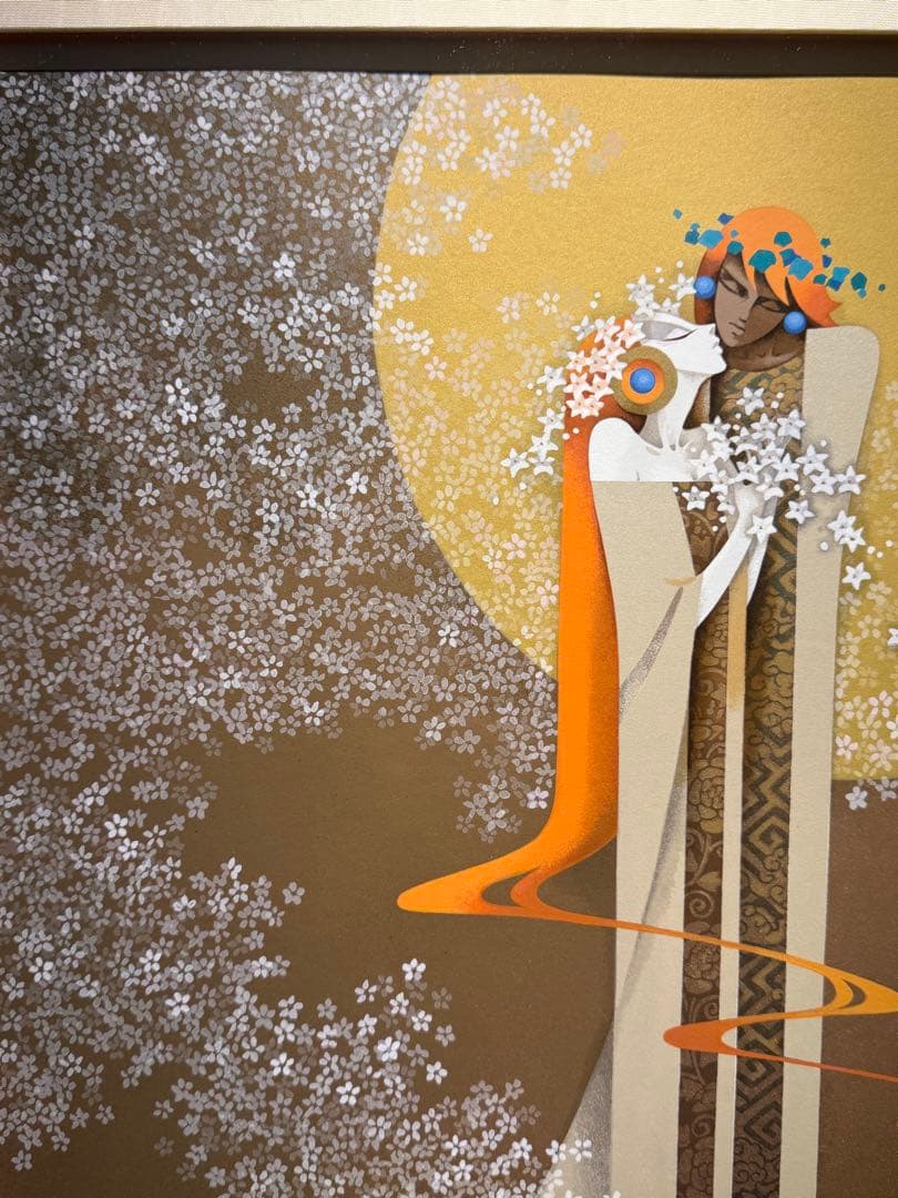 千葉政助【春の誓い】限定100 シルクスクリーン