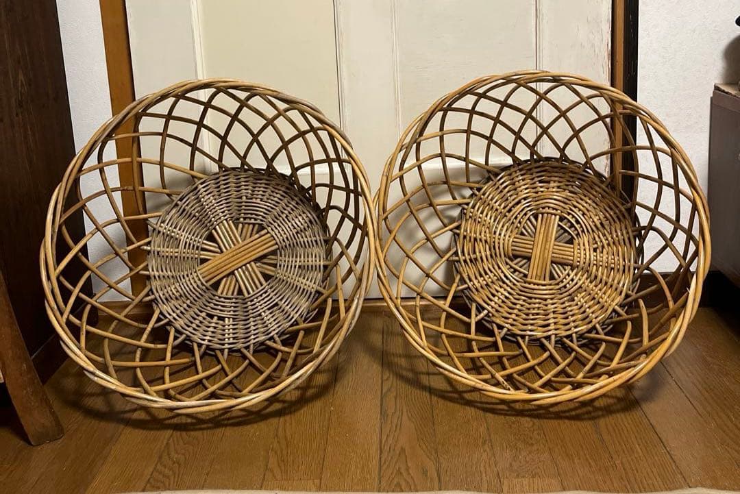 昭和レトロ　銭湯　かご　脱衣かご