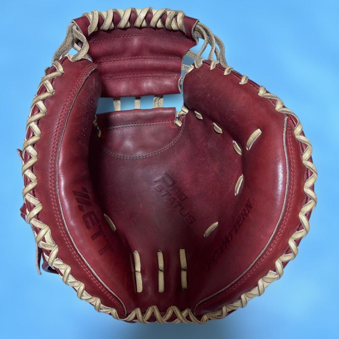 ZETT キャッチャーミット 小林モデル　袋付き