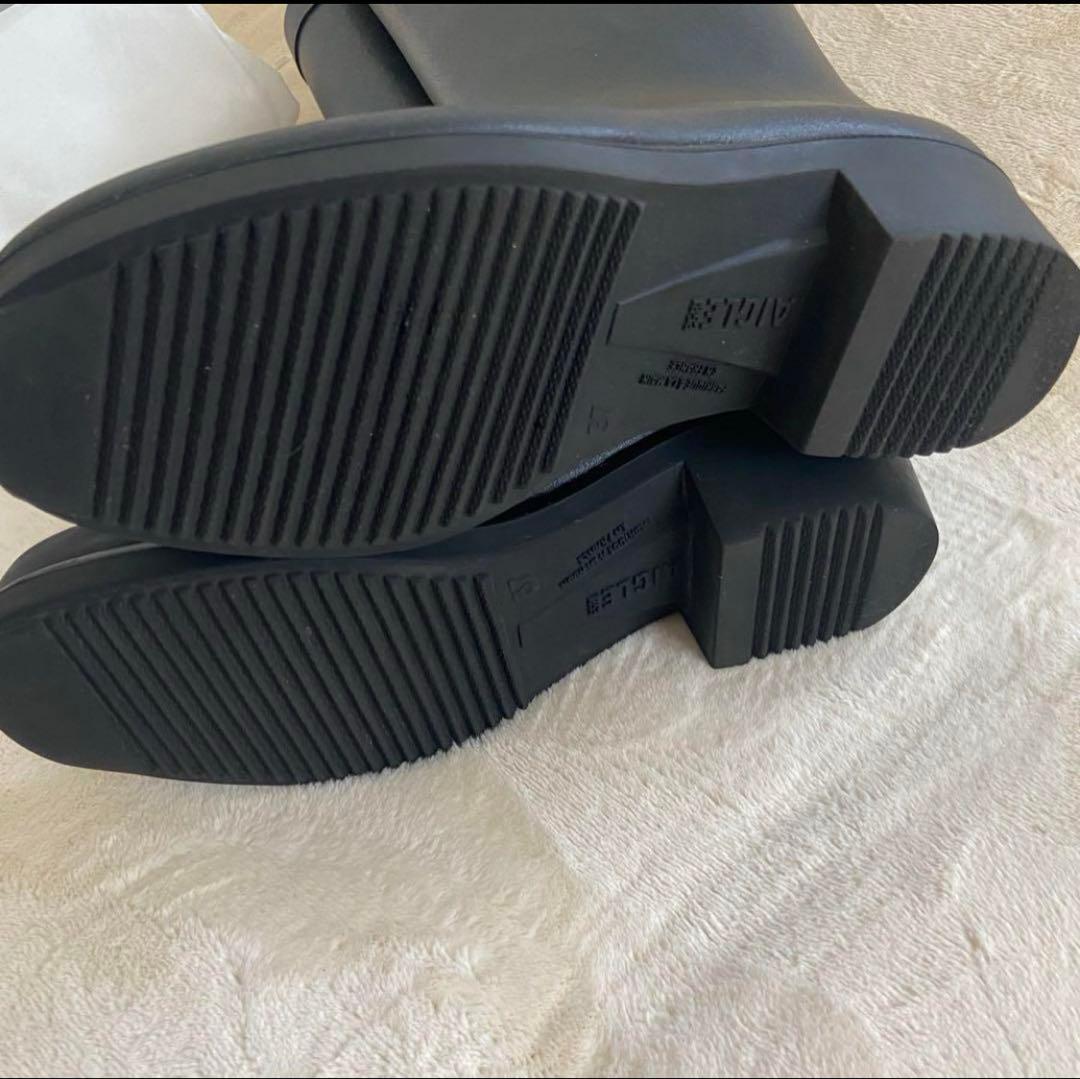 美品AIGLE最上位モデル レインブーツ ミリカ 23.5 ブラック