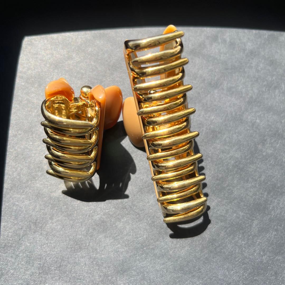 acca ヘアクリップ　廃盤　ブラウン　M、Sサイズセット(単品OK) アッカ