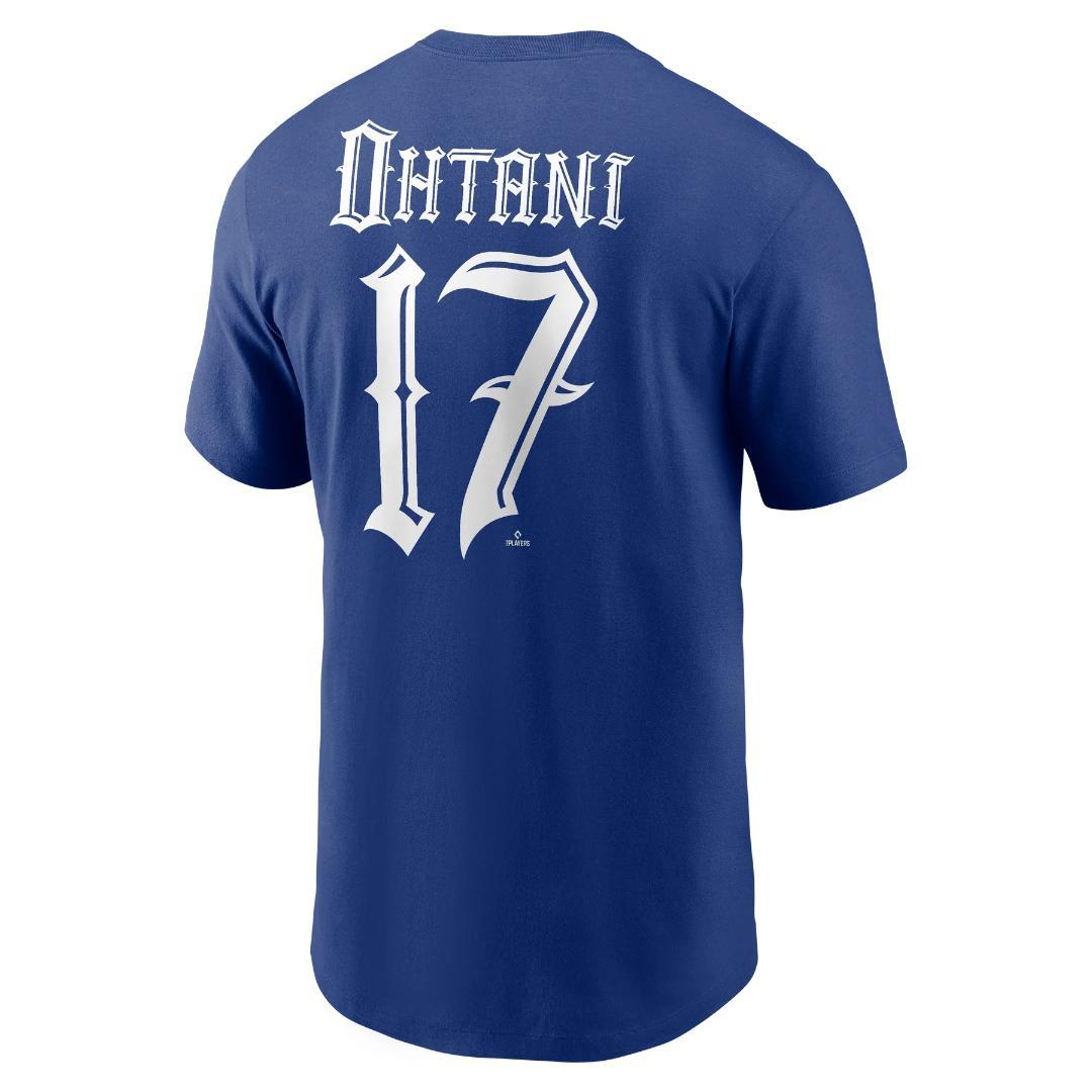 MC LA DODGERS SHOHEI OHTANI TEE BLUE 青