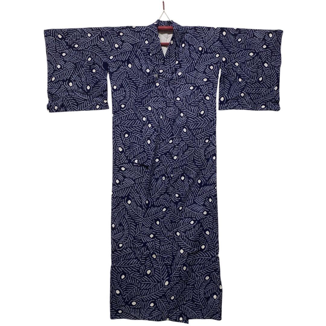 【専用です】 孔雀の羽根 絞り浴衣 有松絞り浴衣 yukata