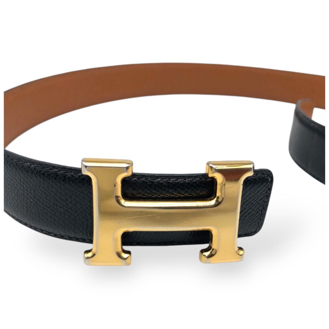 【美品】HIGH CLASS ハイクラス ベルト ゴールド ブラック イタリア製