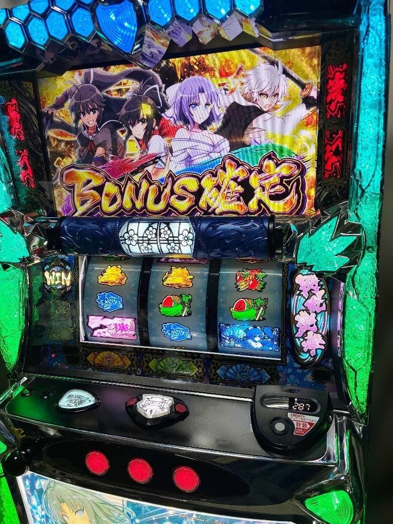 スマスロ　L閃乱カグラ2☆遊技可能アダプタ取付済パチスロ実機☆送料無料