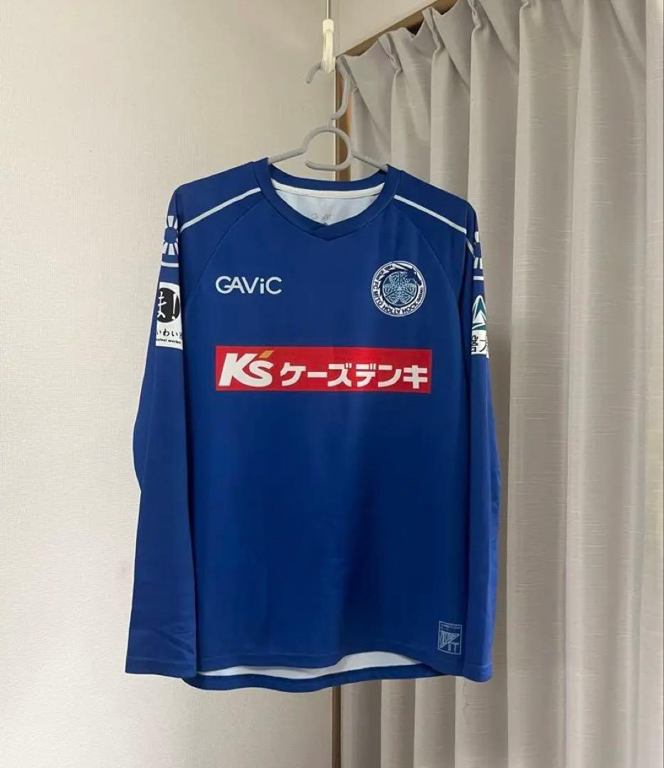 J2優勝　水戸ホーリーホック　練習着　非売品　サッカー　限定　ブルー　長袖