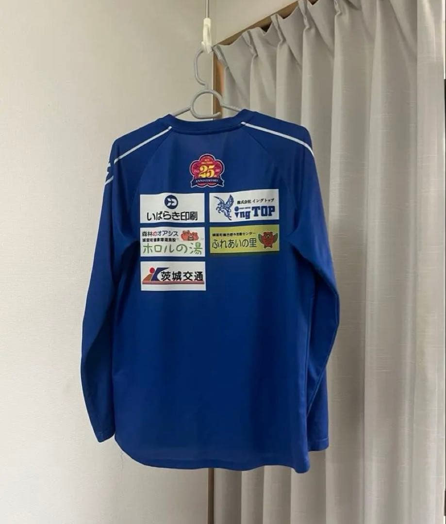 J2優勝❗️水戸ホーリーホック　練習着　非売品　サッカー　限定　ブルー　長袖